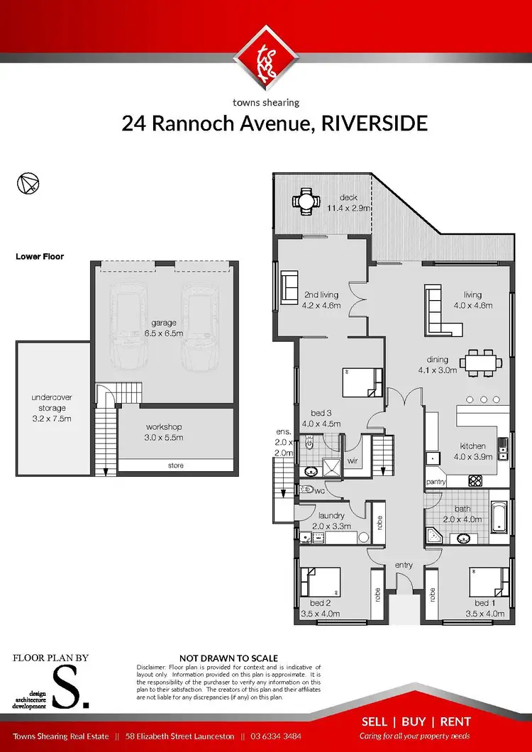 Floorplan of Homely house listing, 24 Rannoch Avenue, Riverside TAS 7250