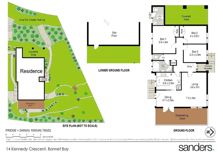 Floorplan of Homely house listing, 14 Kennedy Crescent, Bonnet Bay NSW 2226