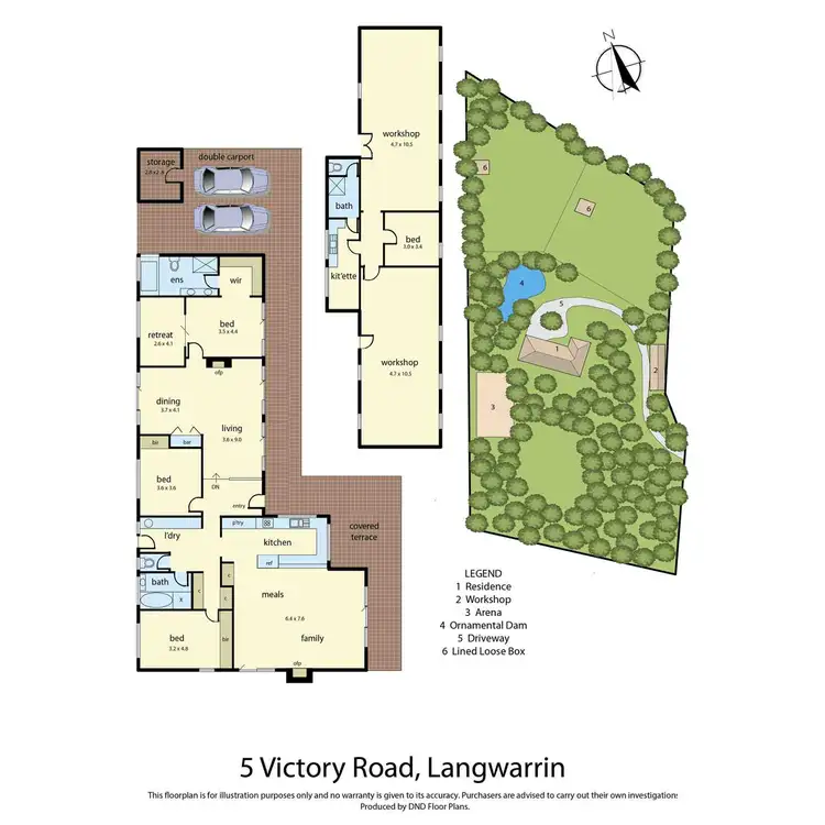 Floorplan of Homely rural property listing, 5 Victory Road, Langwarrin VIC 3910