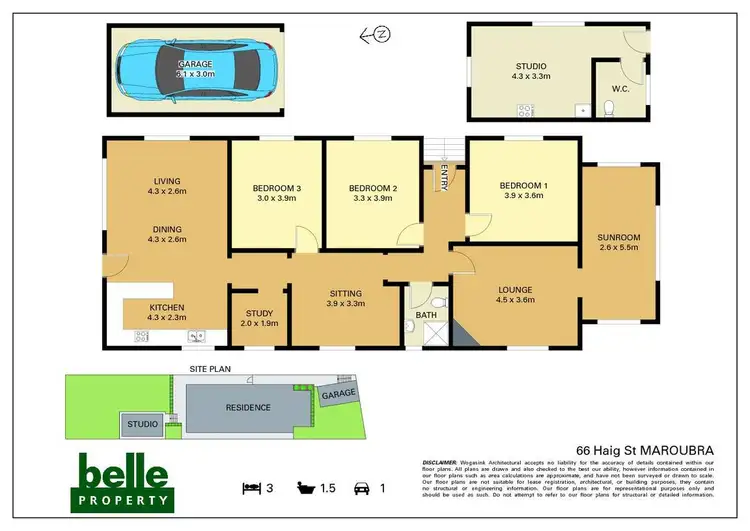 Floorplan of Homely house listing, 66 Haig Street, Maroubra NSW 2035