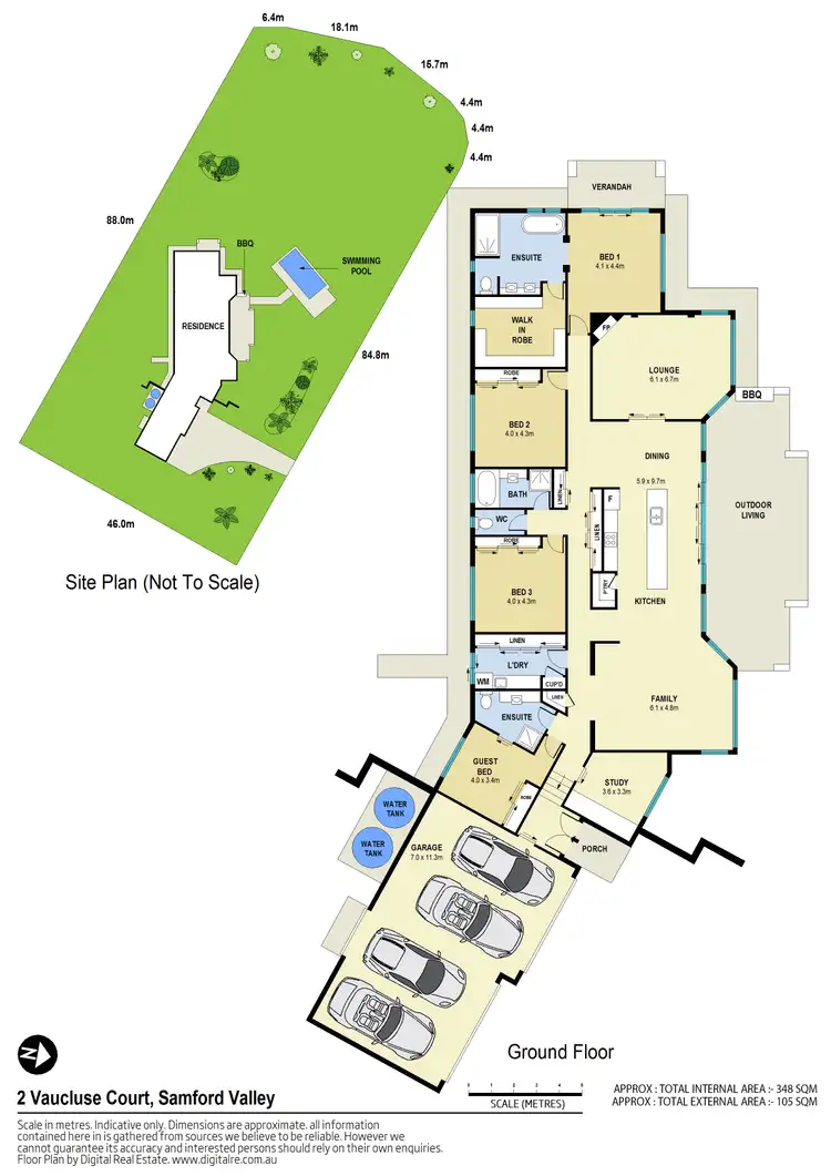 Floorplan of Homely house listing, 2 Vaucluse Court, Samford Valley QLD 4520