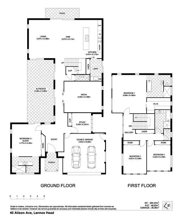 Floorplan of Homely house listing, 40 Alison Avenue, Lennox Head NSW 2478
