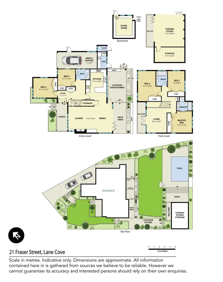 Floorplan of Homely house listing, 21 Fraser Street, Lane Cove NSW 2066