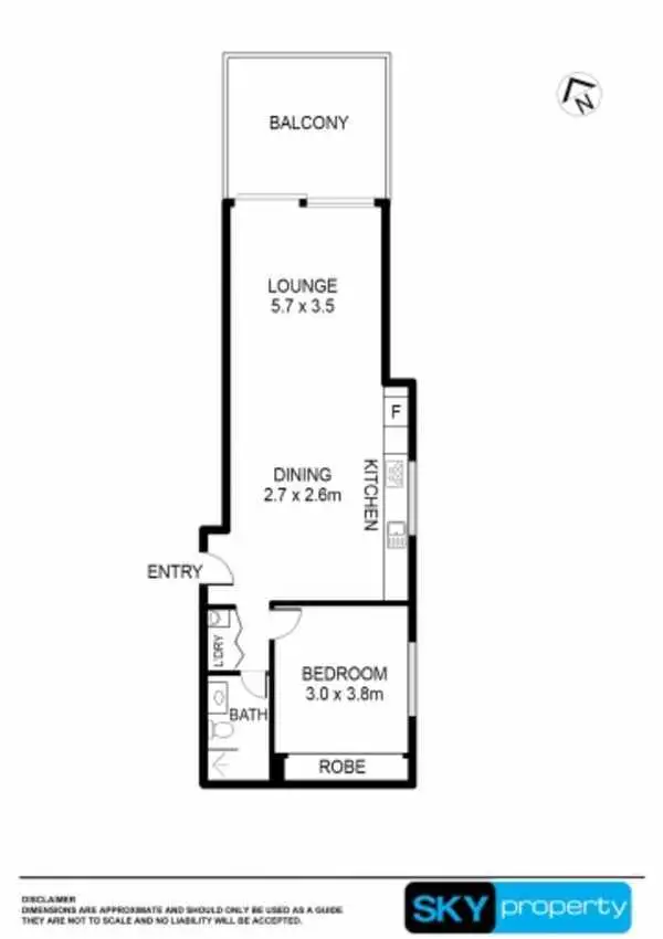 Floorplan of Homely unit listing, 811/6 Saunders Close, Macquarie Park NSW 2113