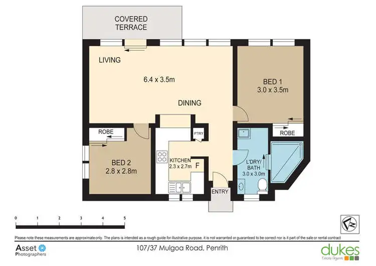 Floorplan of Homely apartment listing, 107/37 Mulgoa Road, Penrith NSW 2750