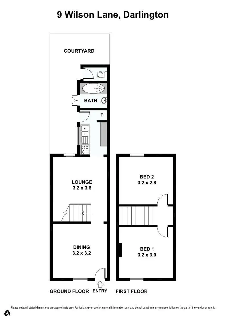 Floorplan of Homely terrace listing, 9 Wilson Lane, Darlington NSW 2008