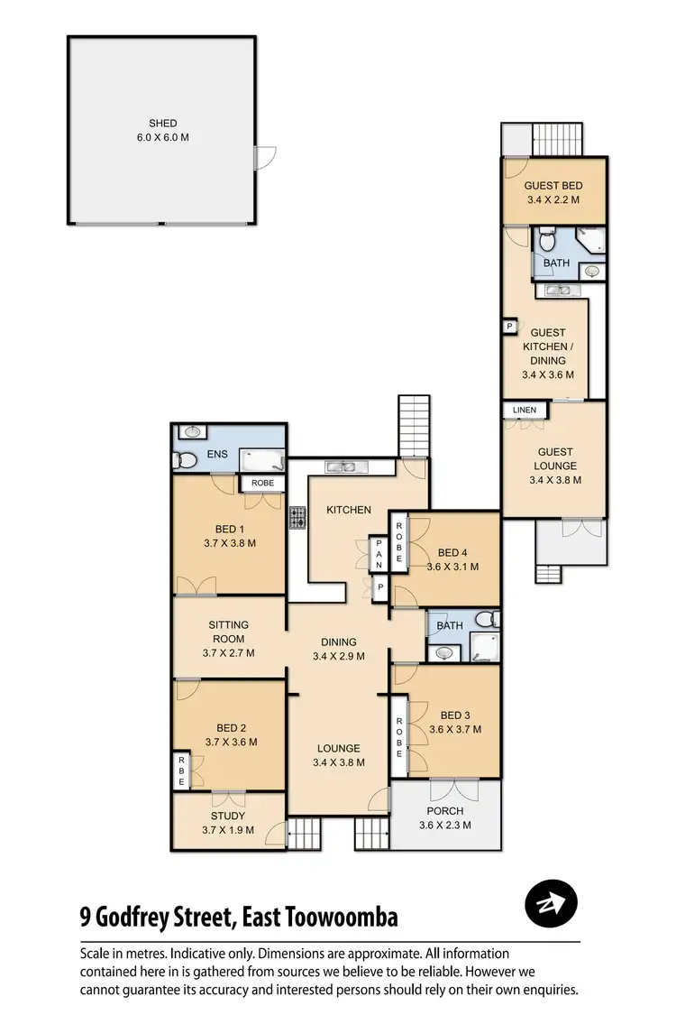 Floorplan of Homely house listing, 9 Godfrey Street, East Toowoomba QLD 4350