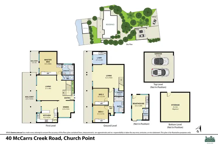Floorplan of Homely house listing, 40 McCarrs Creek Road, Church Point NSW 2105