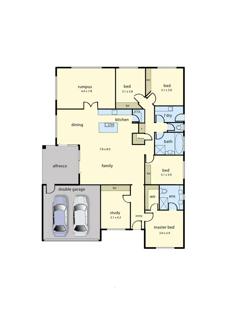Floorplan of Homely house listing, 9 Anthony Court, Korumburra VIC 3950