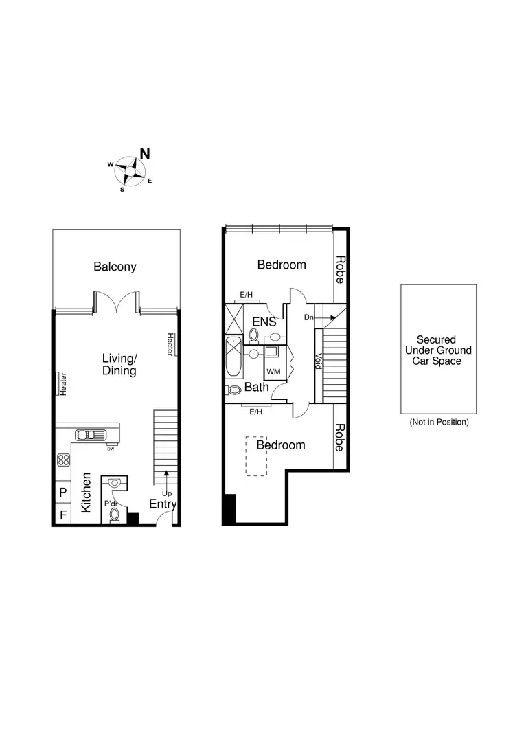 Floorplan of Homely apartment listing, 20B/200 Bay Street, Port Melbourne VIC 3207
