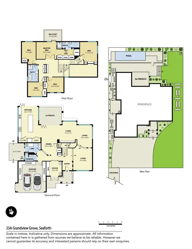 Floorplan of Homely house listing, 23A Grandview Grove, Seaforth NSW 2092