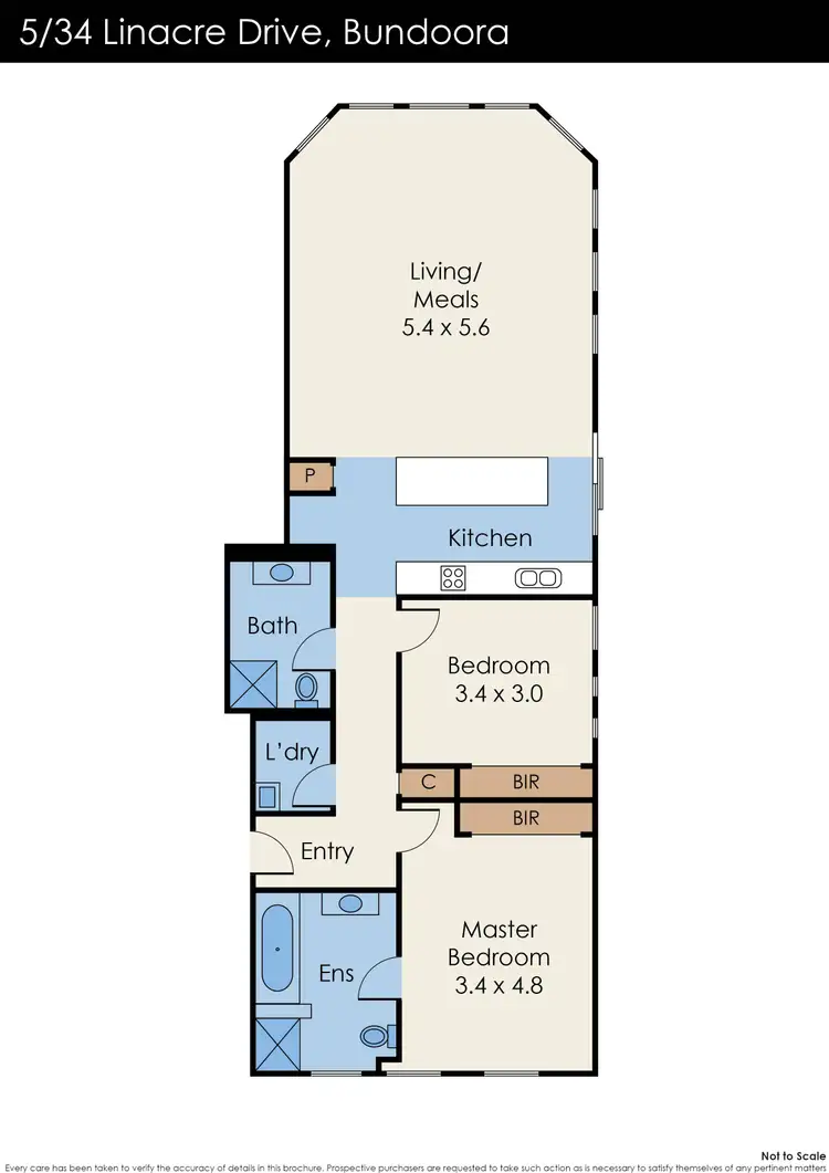 Floorplan of Homely apartment listing, 5/34 Linacre Drive, Bundoora VIC 3083