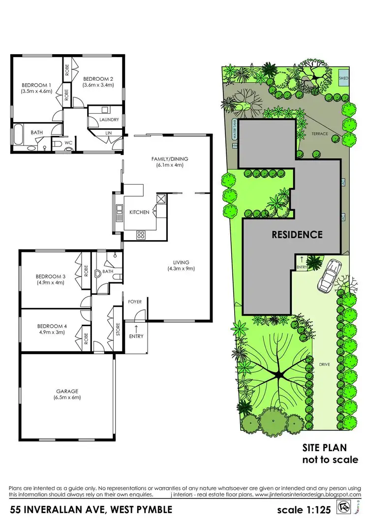 Floorplan of Homely house listing, 55 Inverallan Avenue, West Pymble NSW 2073