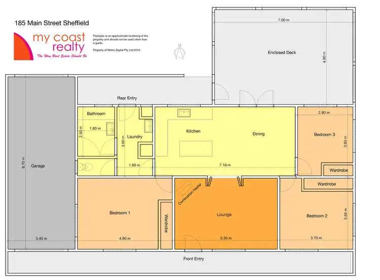 Floorplan of Homely house listing, 185 Main Street, Sheffield TAS 7306