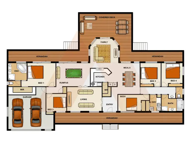 Floorplan of Homely house listing, 453-455 Bellbird Drive, Greenbank QLD 4124