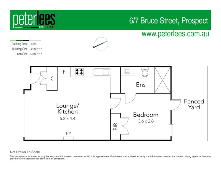 Floorplan of Homely unit listing, 6/7 Bruce Street, Prospect TAS 7250