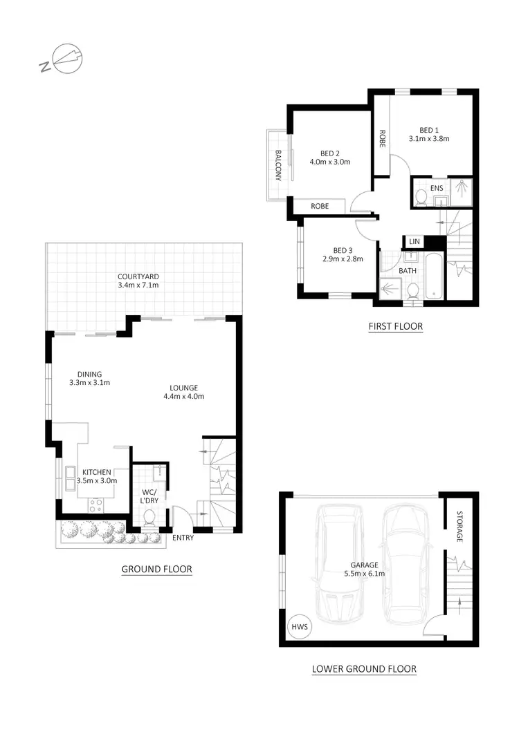 Floorplan of Homely apartment listing, 1/165 Denison Road, Dulwich Hill NSW 2203