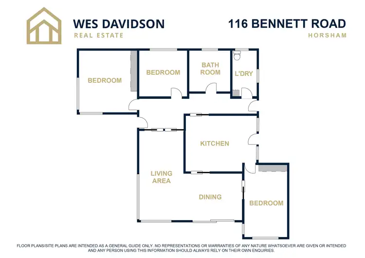 Floorplan of Homely house listing, 116 Bennett Road, Horsham VIC 3400