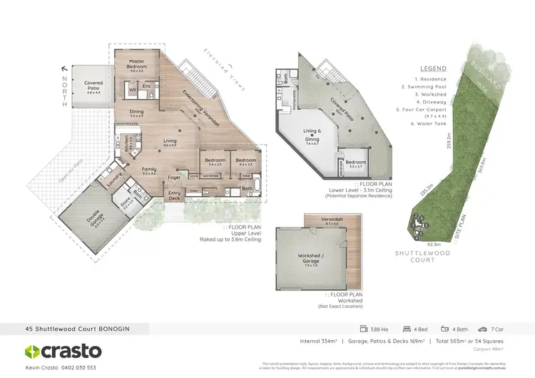 Floorplan of Homely house listing, 45 Shuttlewood Court, Bonogin QLD 4213