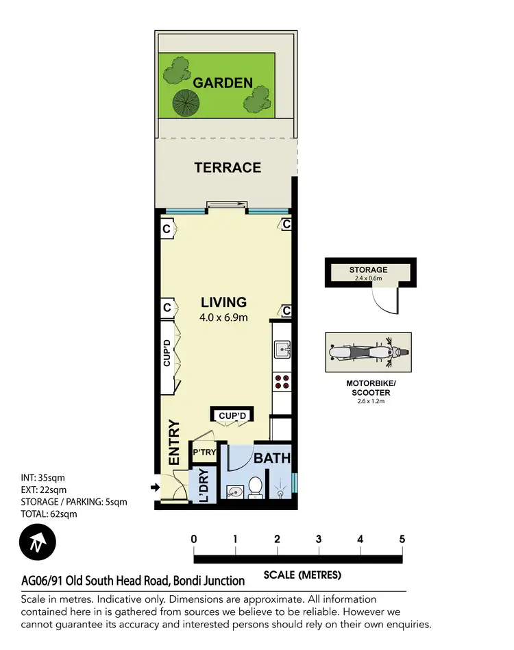 Floorplan of Homely apartment listing, AG06/91 Old South Head Road, Bondi Junction NSW 2022