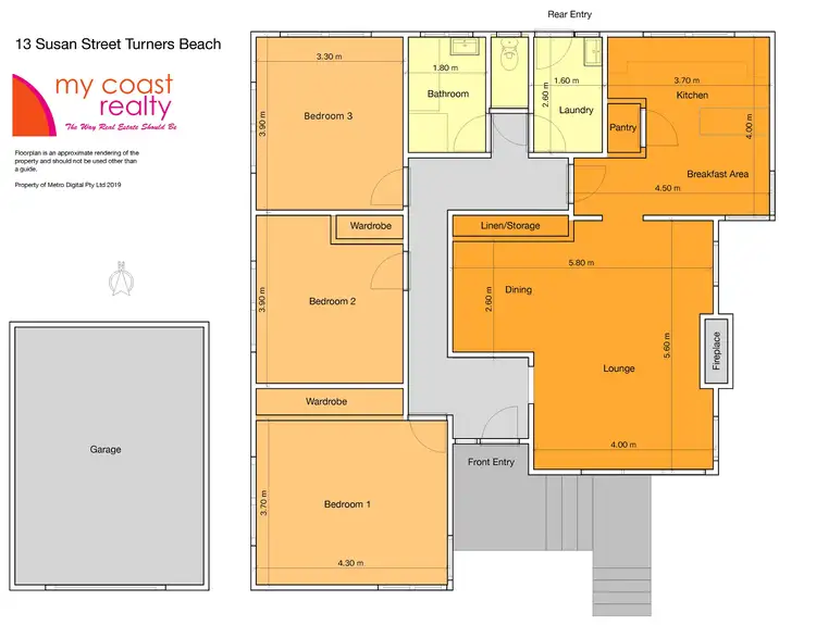 Floorplan of Homely house listing, 13 Susan Street, Turners Beach TAS 7315