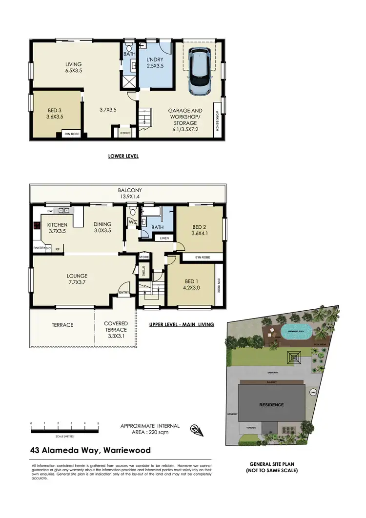 Floorplan of Homely house listing, 43 Alameda Way, Warriewood NSW 2102