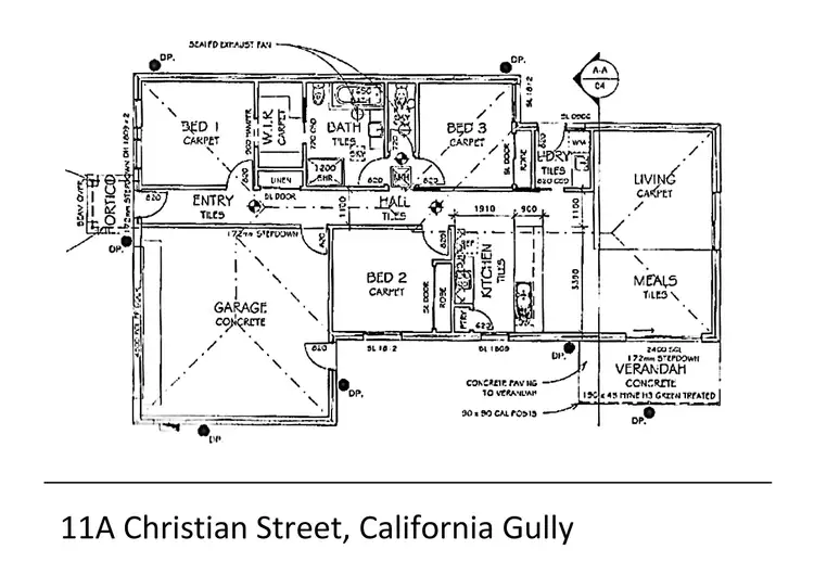 Floorplan of Homely house listing, 11A Christian Street, California Gully VIC 3556