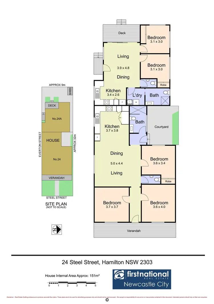 Floorplan of Homely house listing, 24 Steel Street, Hamilton NSW 2303