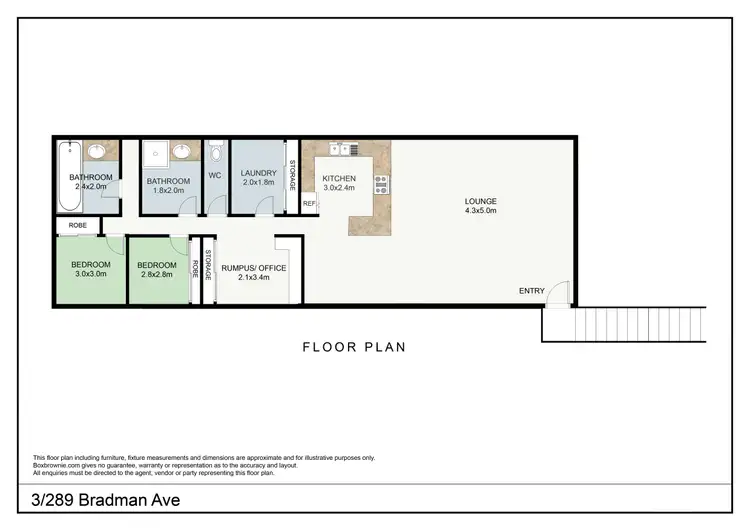 Floorplan of Homely apartment listing, 3/289 Bradman Avenue, Maroochydore QLD 4558