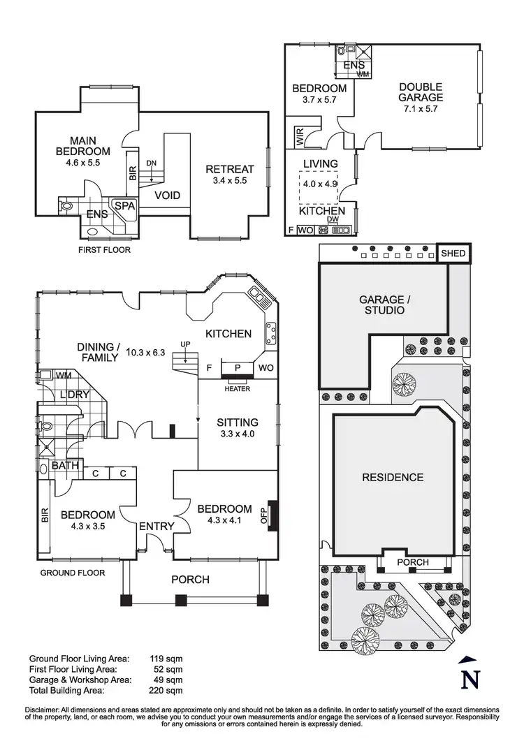 Floorplan of Homely house listing, 285 Glenlyon Road, Fitzroy North VIC 3068