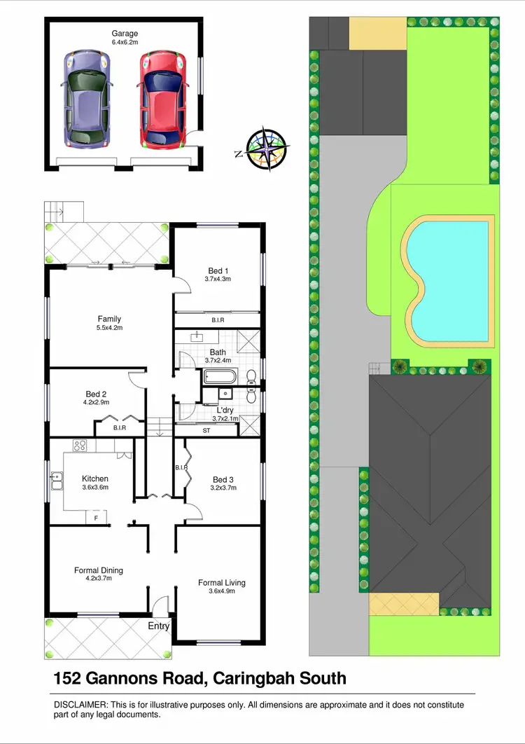 Floorplan of Homely house listing, 152 Gannons Road, Caringbah South NSW 2229