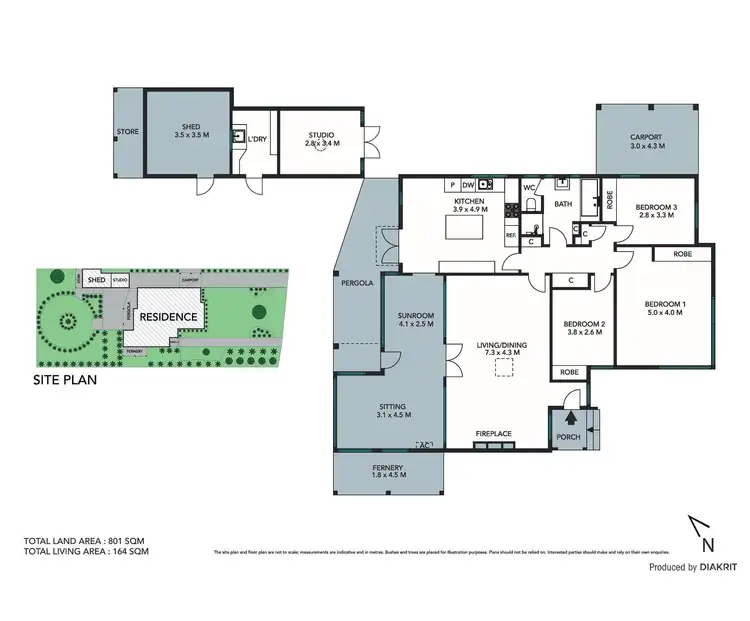 Floorplan of Homely house listing, 44 Hampden Street, Mornington VIC 3931