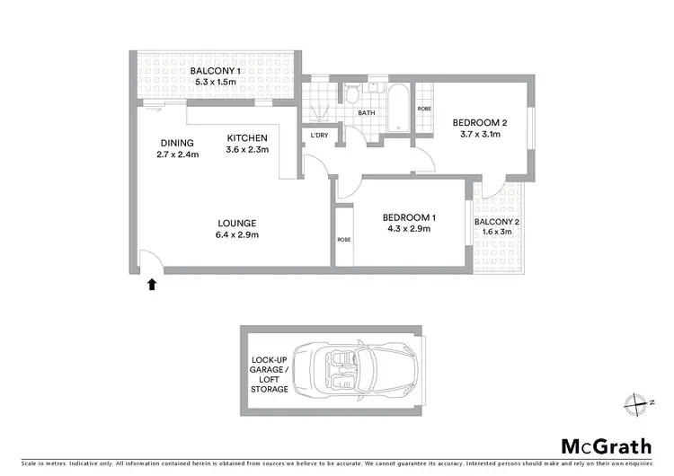 Floorplan of Homely apartment listing, 11/23 Pine Street, Randwick NSW 2031