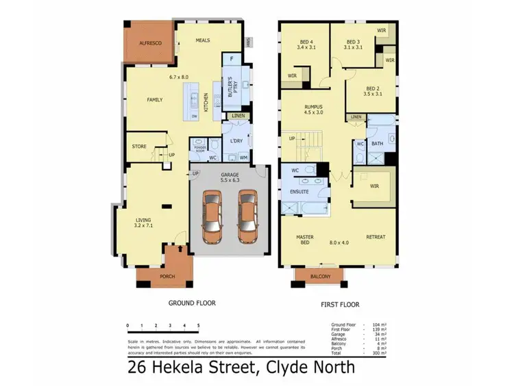 Floorplan of Homely house listing, 26 Hekela Street, Clyde North VIC 3978