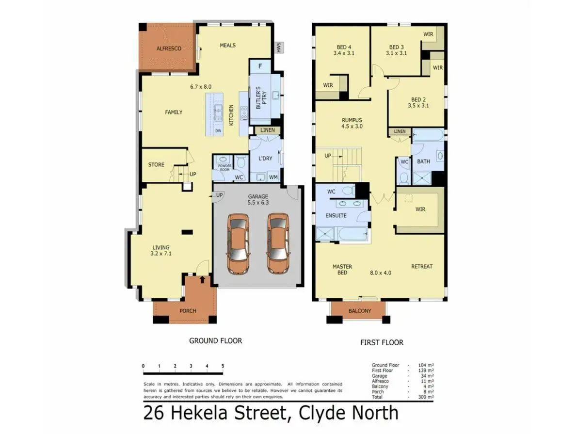 Floorplan of Homely house listing, 26 Hekela Street, Clyde North VIC 3978
