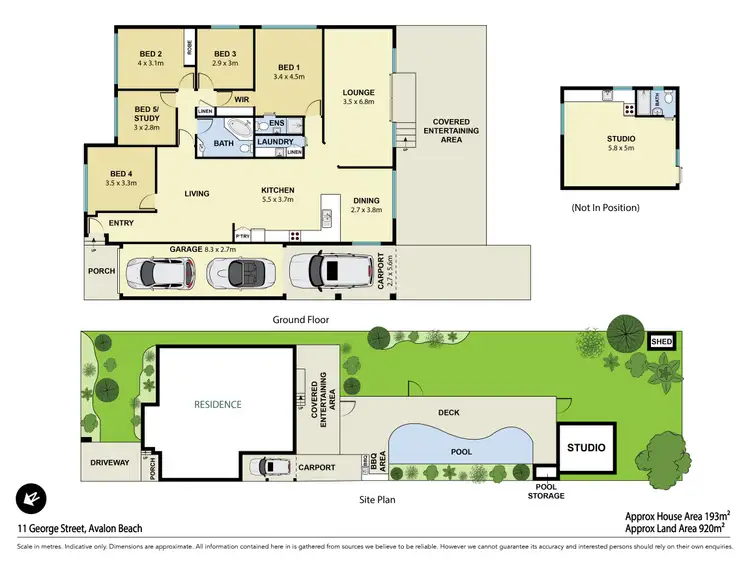 Floorplan of Homely house listing, 11 George Street, Avalon Beach NSW 2107