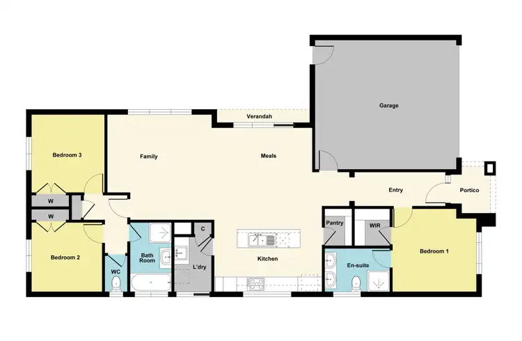Floorplan of Homely house listing, 18 Hendersons Road, Bowenvale, Maryborough VIC 3465