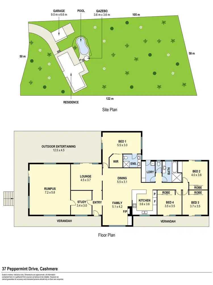 Floorplan of Homely house listing, 37 Peppermint Drive, Cashmere QLD 4500