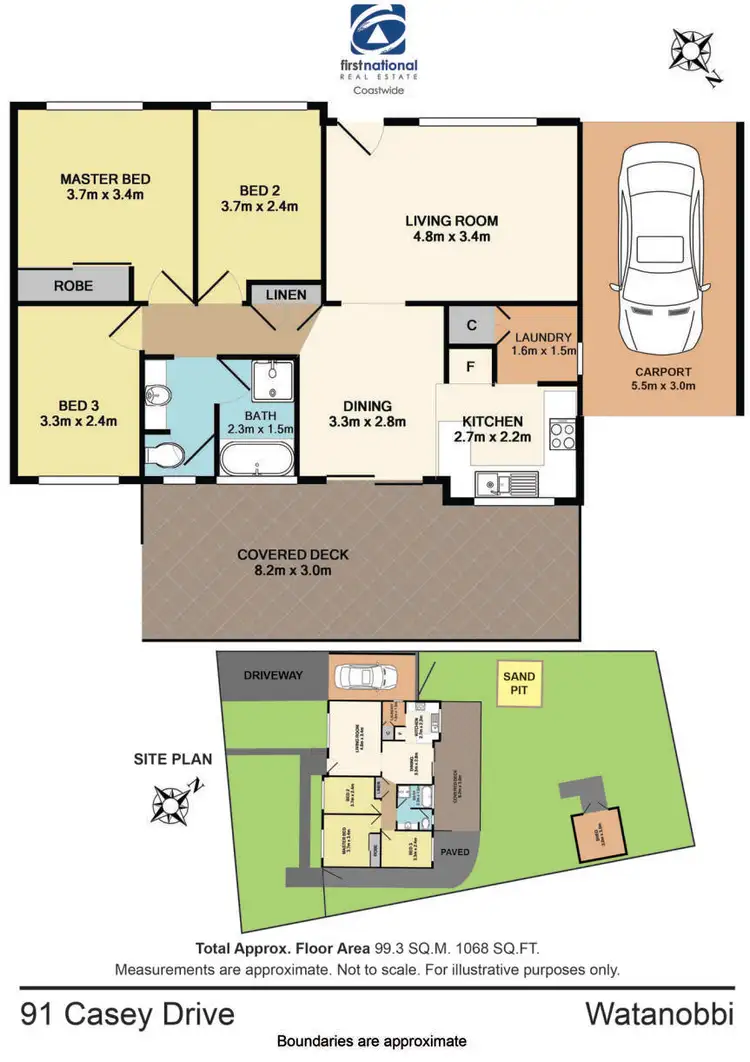 Floorplan of Homely house listing, 91 Casey Drive, Watanobbi NSW 2259