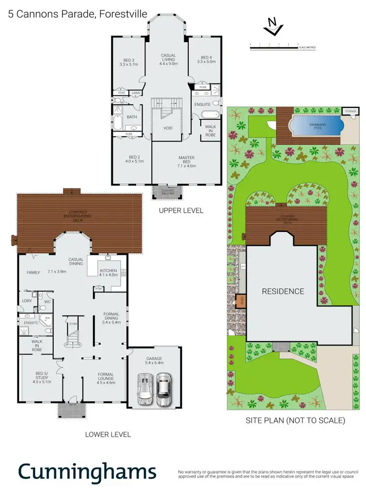 Floorplan of Homely house listing, 5 Cannons Parade, Forestville NSW 2087