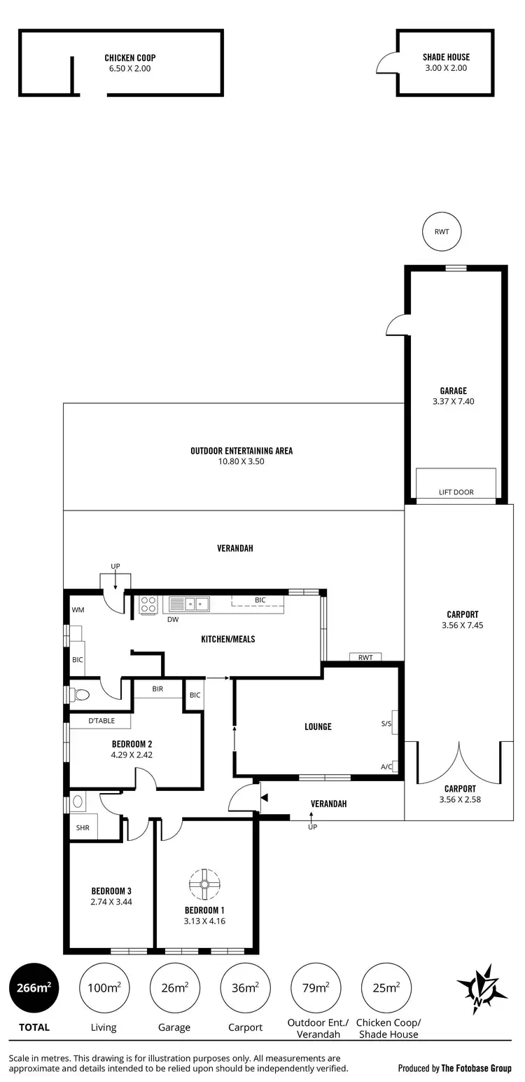 Floorplan of Homely house listing, 8 Allington Street, Elizabeth Grove SA 5112