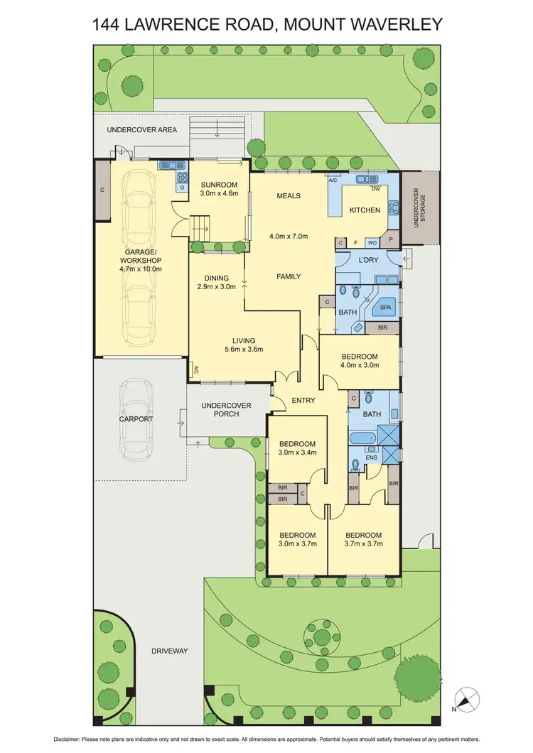 Floorplan of Homely house listing, 144 Lawrence Road, Mount Waverley VIC 3149