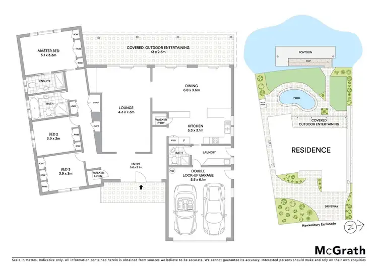 Floorplan of Homely house listing, 23 Hawkesbury Esplanade, Sylvania Waters NSW 2224