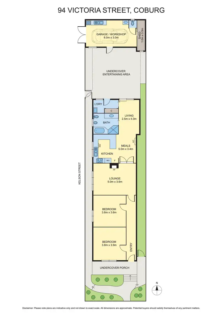 Floorplan of Homely house listing, 94 Victoria Street, Coburg VIC 3058