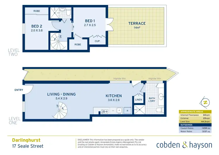 Floorplan of Homely house listing, 17 Seale Street, Darlinghurst NSW 2010