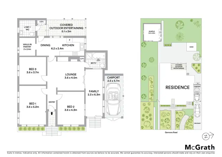 Floorplan of Homely house listing, 51 Gannons Road, Caringbah NSW 2229
