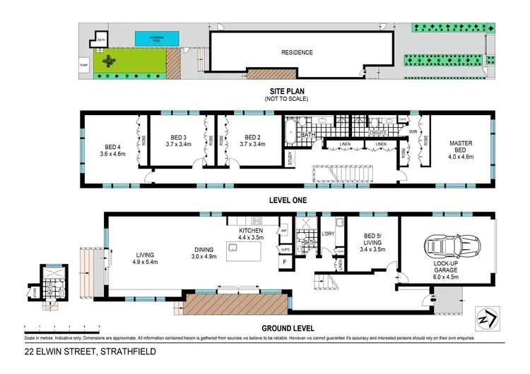 Floorplan of Homely house listing, 22 Elwin Street, Strathfield NSW 2135