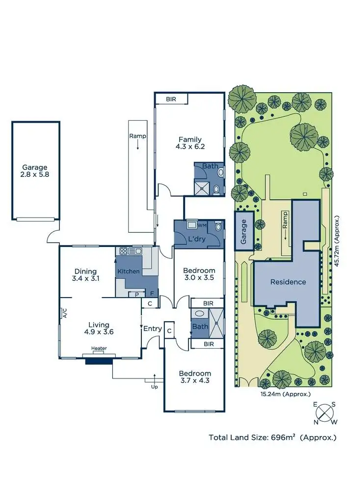 Floorplan of Homely house listing, 45 Nicholas Street, Ashburton VIC 3147