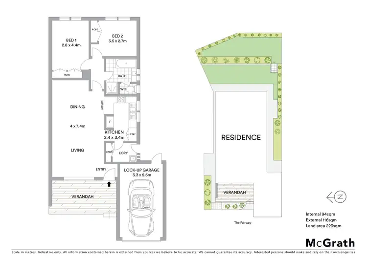 Floorplan of Homely house listing, 2/10 The Fairway, North Geelong VIC 3215