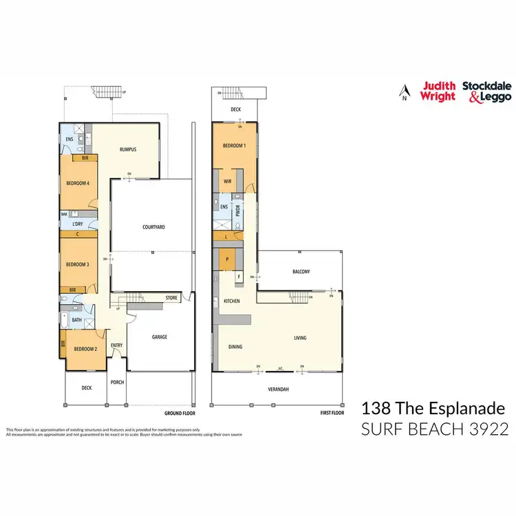 Floorplan of Homely house listing, 138 The Esplanade, Surf Beach VIC 3922